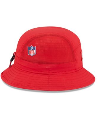 Men's Red Kansas City Chiefs 2025 Sideline Bucket Hat