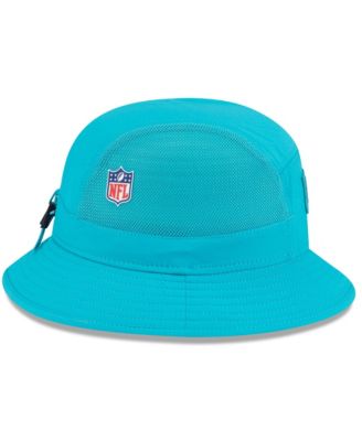 Men's Aqua Miami Dolphins 2025 Sideline Bucket Hat