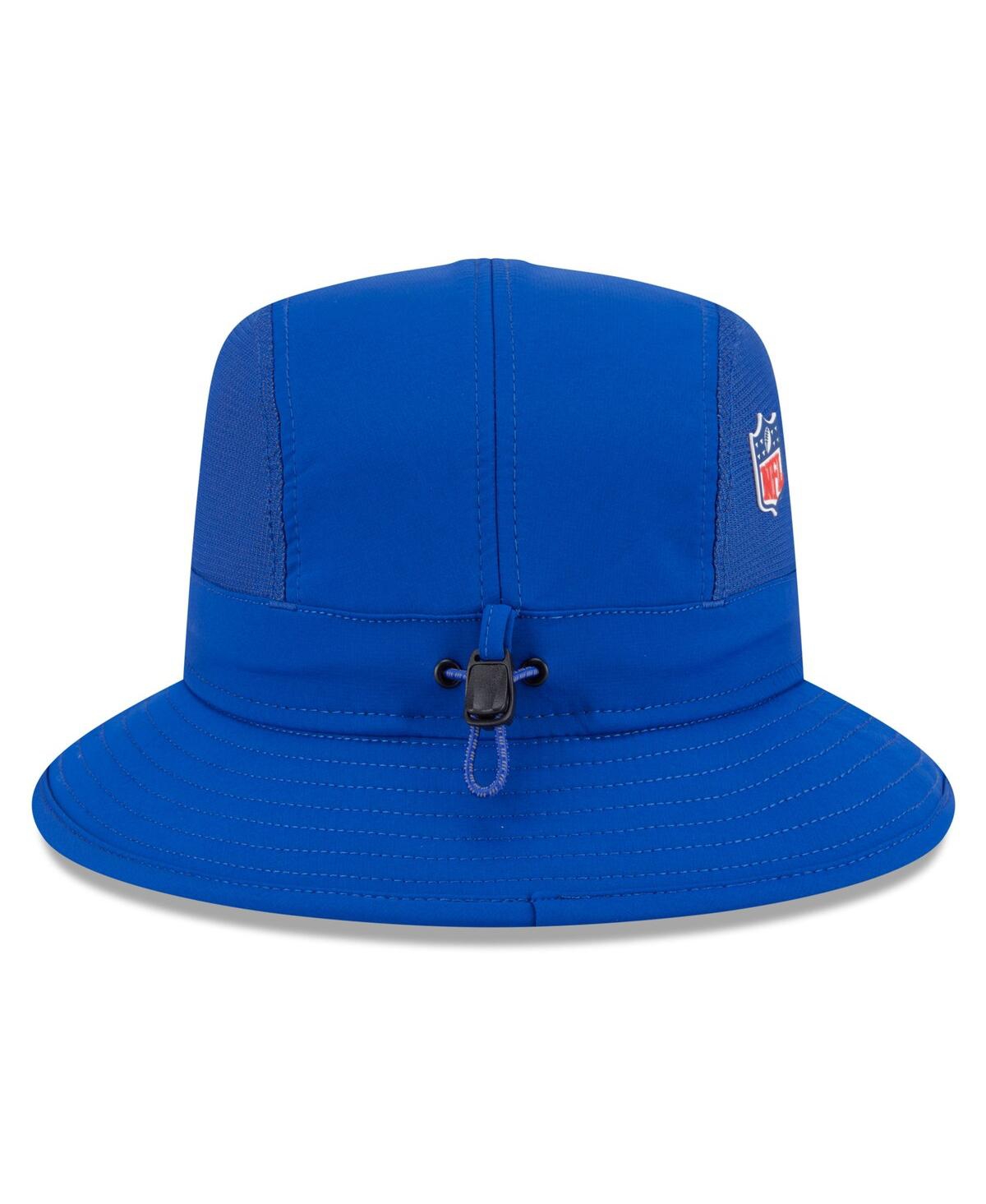 New Era Men's Royal New York Giants 2025 Sideline Bucket Hat In Blue