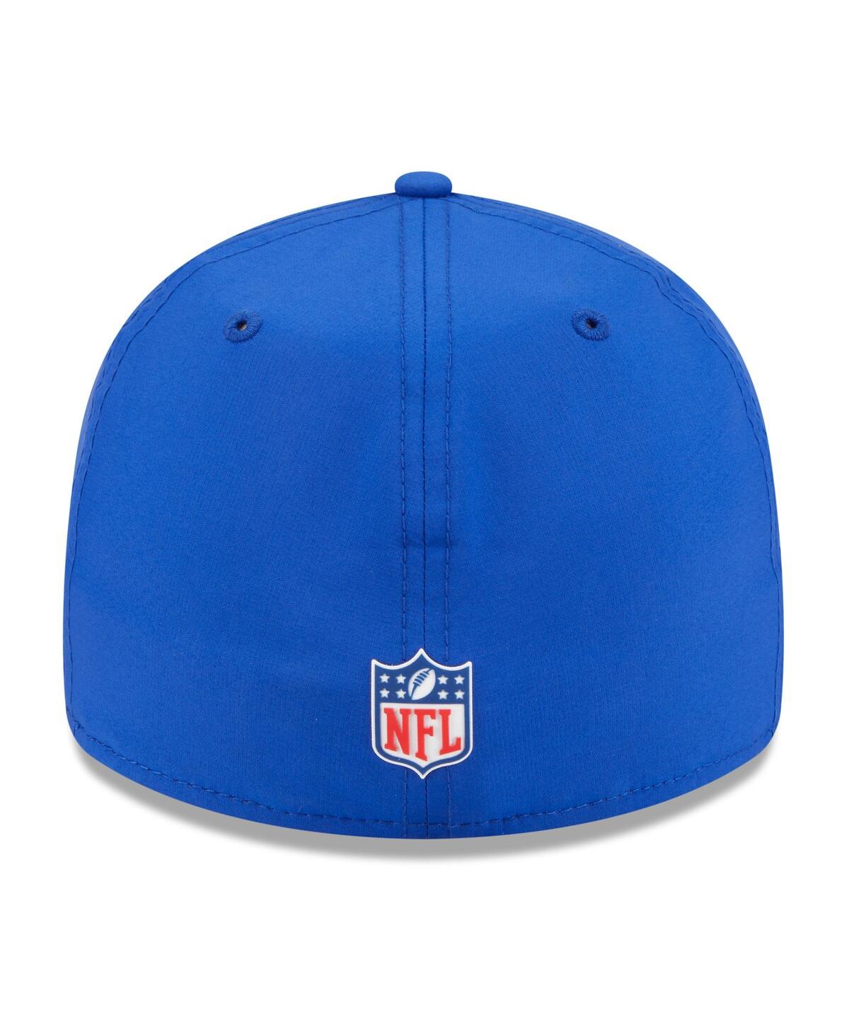 New Era Men's Royal Buffalo Bills 2025 Sideline Retro Crown 59fifty Fitted Hat In Blue