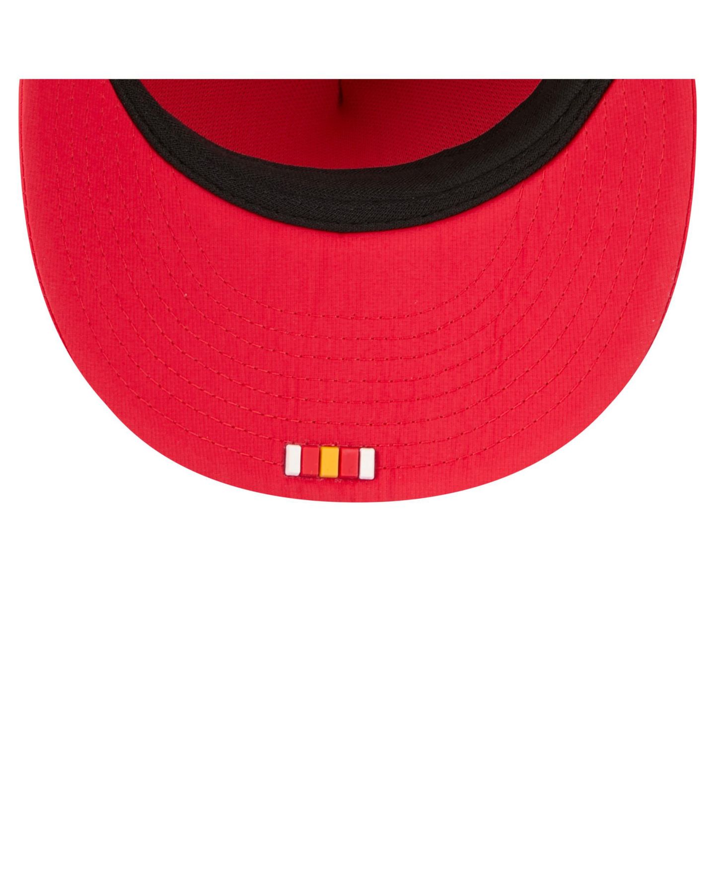 Мужская кепка New Era Red Kansas City Chiefs 2025 Sideline Retro Crown 59FIFTY Fitted Hat — фото 3