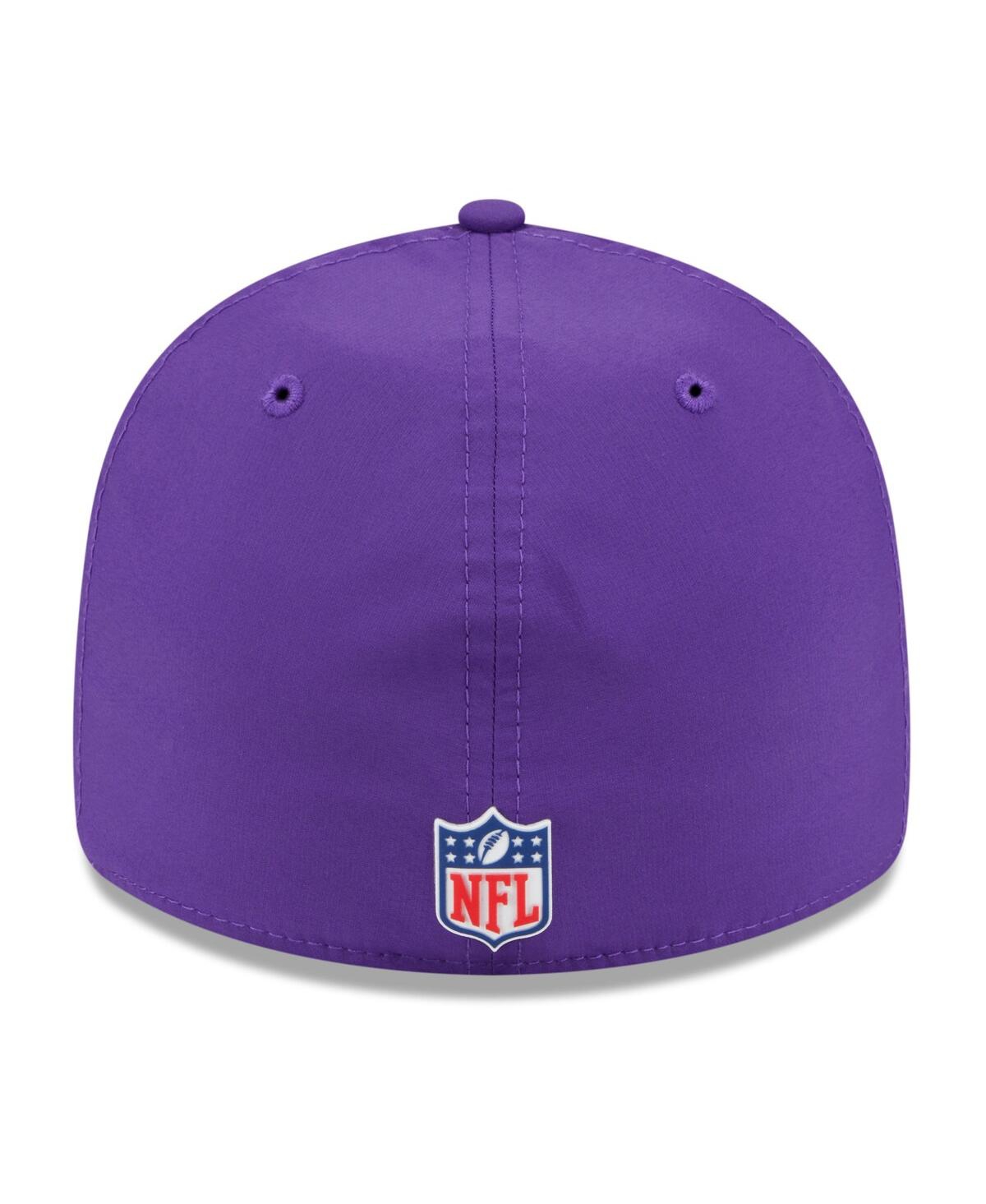 New Era Men's Purple Minnesota Vikings 2025 Sideline Retro Crown 59fifty Fitted Hat In Purple