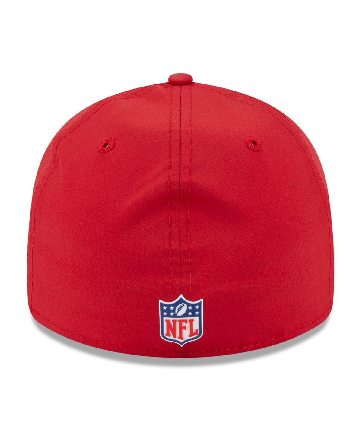 New Era Men's Scarlet San Francisco 49ers 2025 Sideline Retro Crown 59fifty Fitted Hat In Red