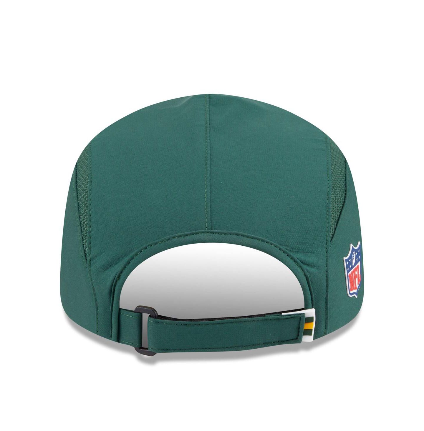 Мужская кепка New Era Green Green Bay Packers 2025 Sideline Runner Adjustable Hat — фото 3