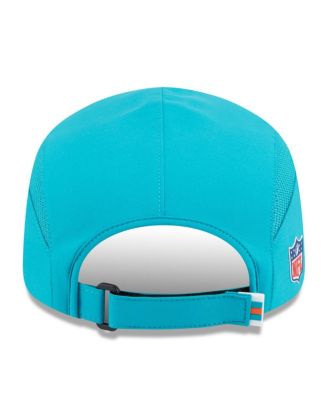 Men's Aqua Miami Dolphins 2025 Sideline Runner Adjustable Hat