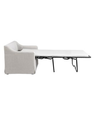 53.5" Polyester Hampstead Convertible Twin Sleeper Loveseat