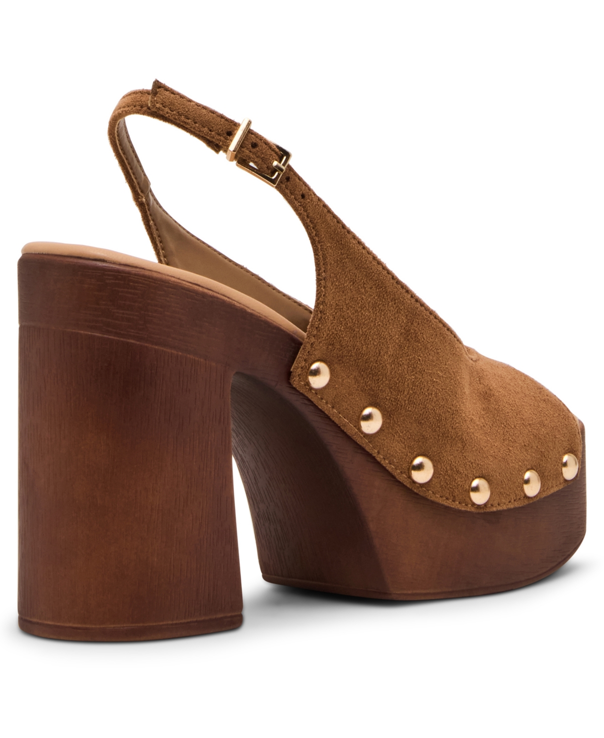 Madden Girl Women's Xanadu Wooden Platform Slingback Pumps In Brown