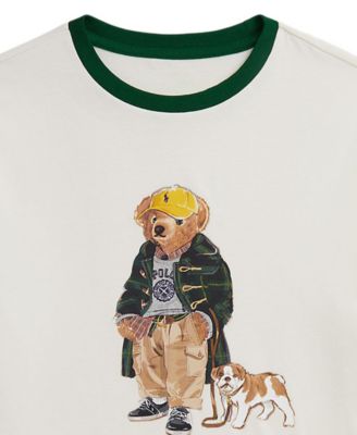 Big Boys Polo Bear Cotton Ringer T-Shirt