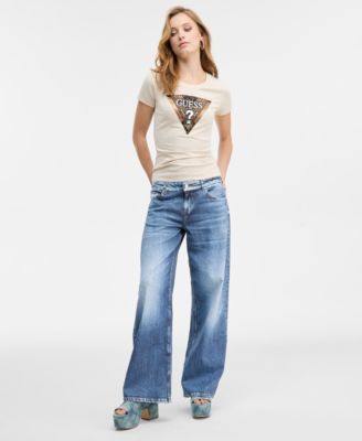 GUESS - Women's Low-Rise Relaxed Baggy Jeans