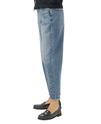 Women's High Rise Barrel Leg Jeans