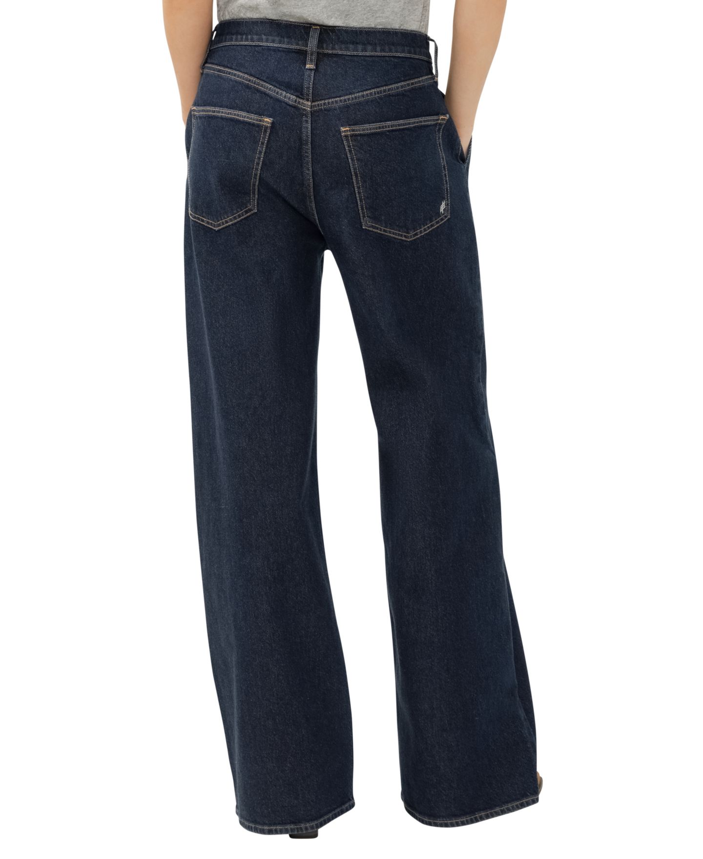 Женские джинсы Silver Jeans Co. с высокой посадкой, плиссе и штанинами-трубами, цвет: Amelia — фото 3