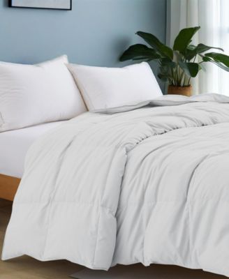 Noiseless Lightweight Goose Feather Down Comforter, California King