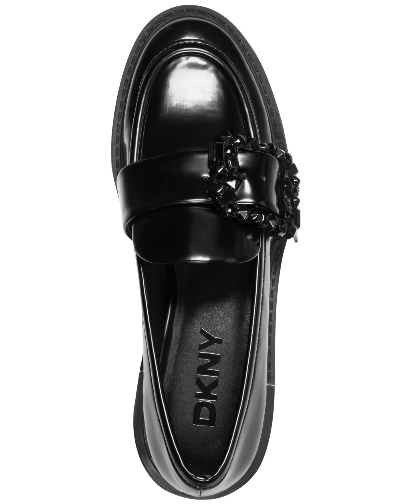 Женские туфли DKNY Ravish Buckled Round Toe, цвет: Чёрный — фото 4