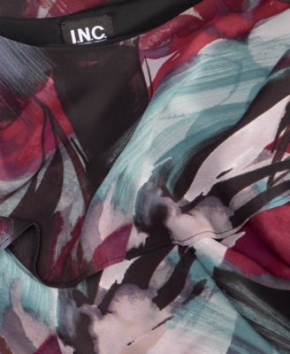 Women's Ruffled Asymmetrical-Neck Blouse, Macy's Exclusive