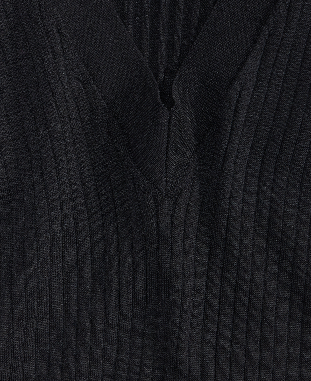 Inc International Concepts Women's Ribbed V-neck Sweater, Macy's Exclusive In Black