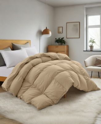 Buttery Soft Goose Down Feather Comforter, Twin