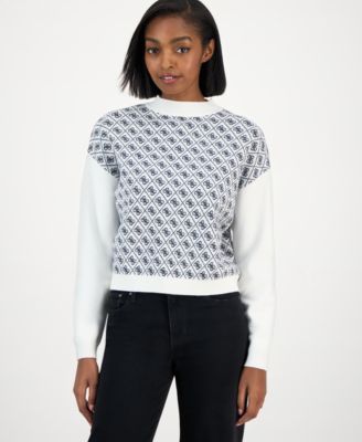 GUESS - Women's Aubry Mock Neck Sweater
