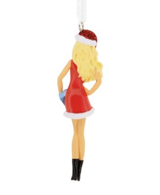 Barbie Santa Christmas Tree Ornament