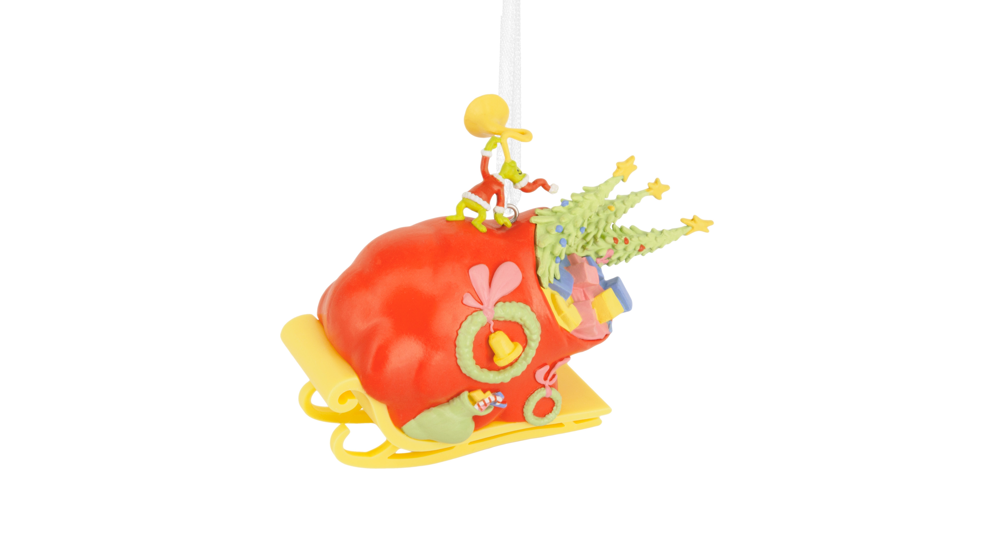 Hallmark Dr. Seuss's Grinch on Sleigh Christmas Tree Ornament
