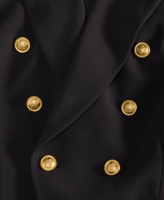 Plus Size Faux Double-Breasted Blazer, Macy's Exclusive 