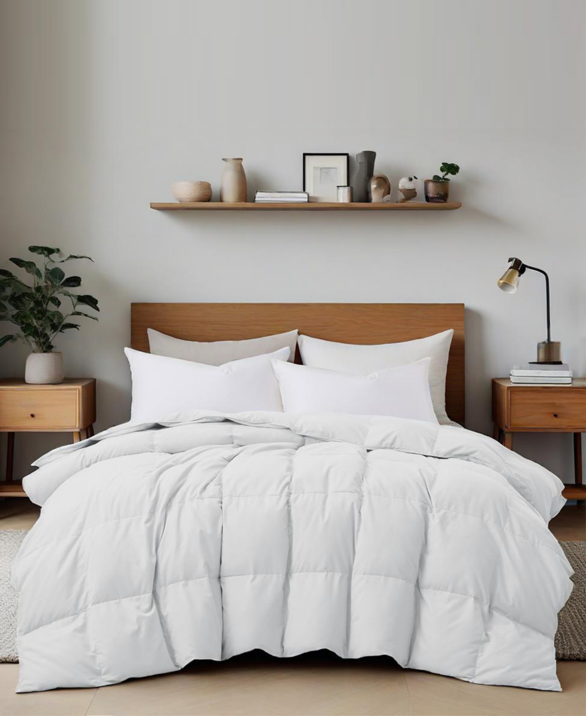Unikome Ultra Soft Lightweight Goose Down Feather Fiber Comforter