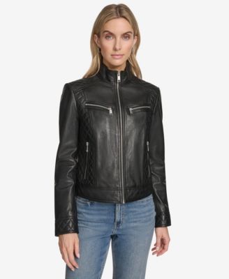 Women's Mikel Racer Leather Jacket