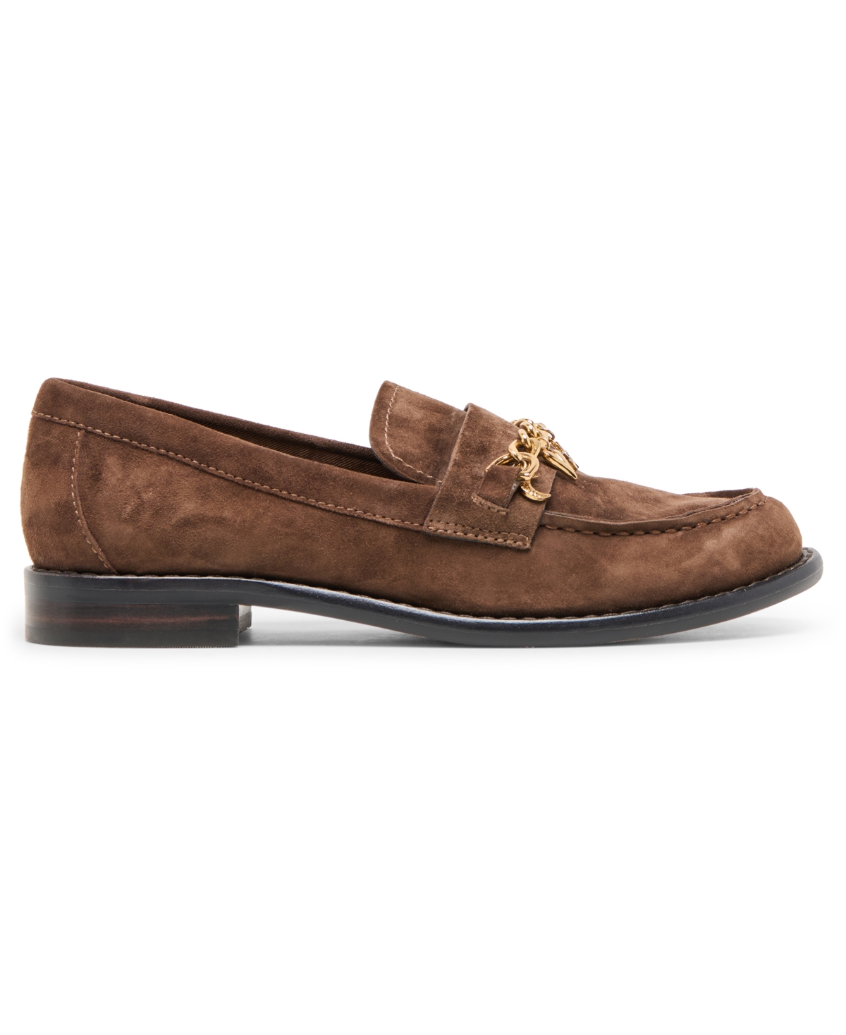 Dolce Vita Waylen Charm Chain Loafers In Brown