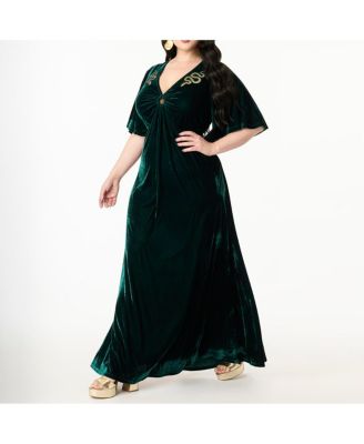 Plus Size Cut Out Knit Maxi Dress
