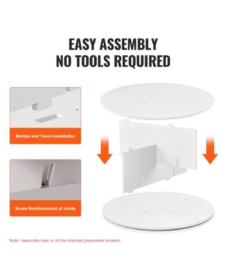 6-Tier Rotating Shoe Rack Tower, 360&amp;deg; Spinning Round Organizer for Entryway Storage