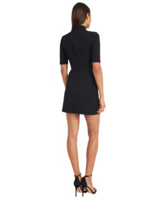 Women's Mock Neck Mini Dress