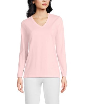 Women's Supima Cotton Long Sleeve V-Neck T-Shirt