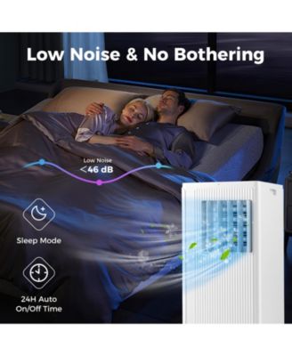 10000 BTU Portable Air Conditioner Cools up to 350 Sq wth 24H Timer