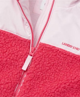 Kids Water Resistant Mixed Media Insulated Jacket