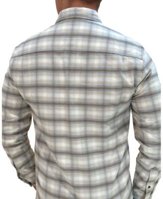 Men's Brushed Flannel Button Down Shirt