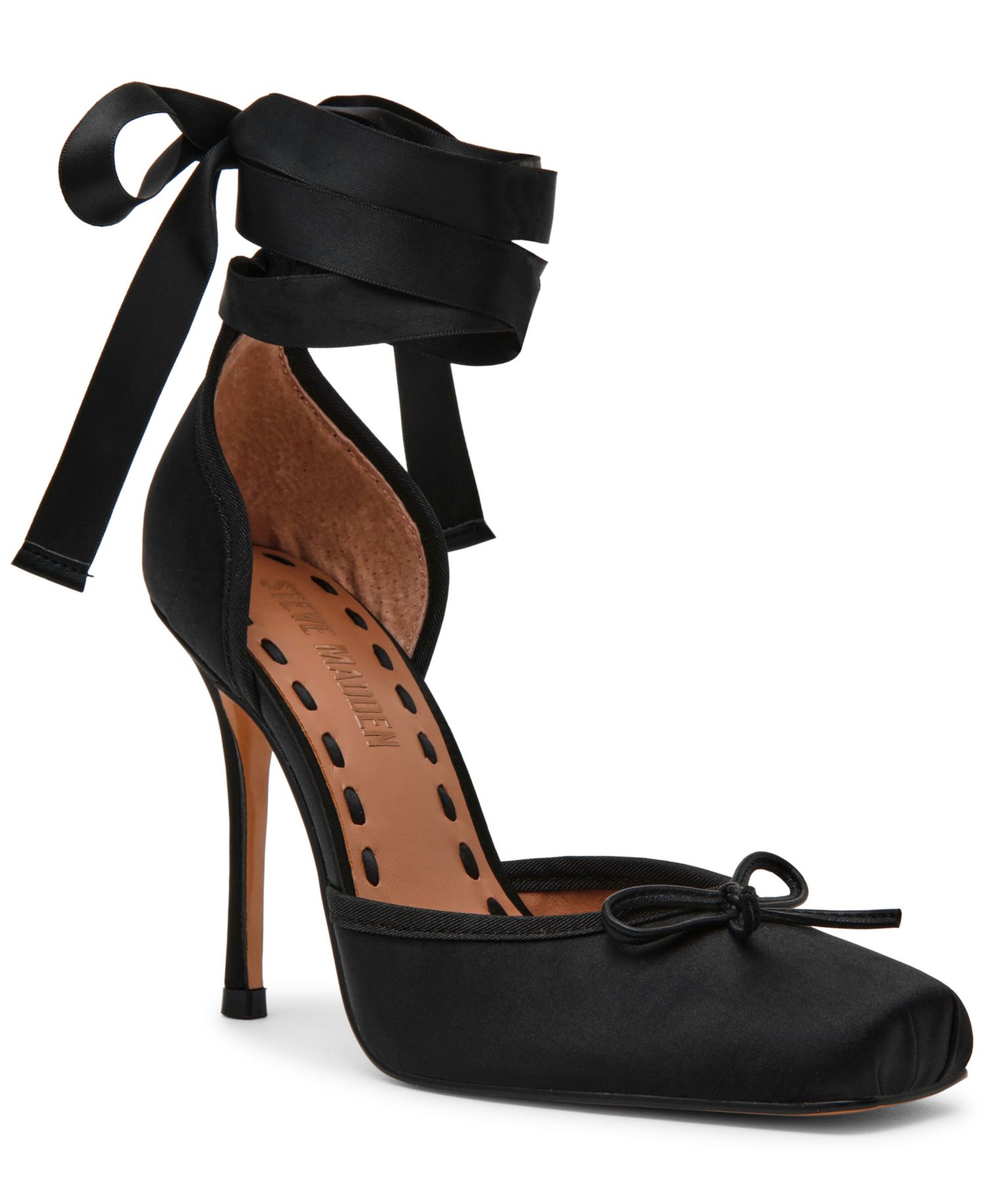 Women's Larina Lace-Up High Heel Ballet Pumps