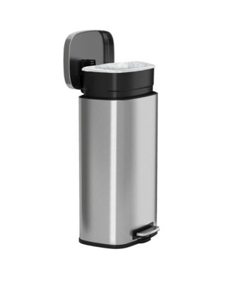 SoftStep Stainless Steel Trash Can with Odor Filter
