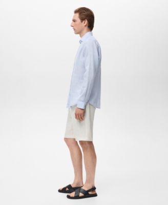 Men's Linen Long Sleeve Shirt