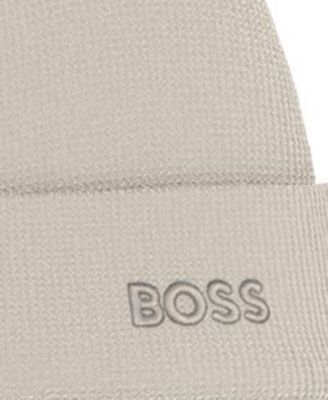 Men's Waffle Logo Detail Beanie