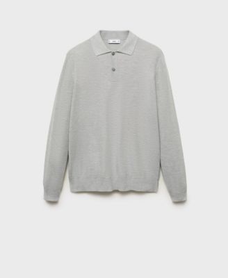 Men's Micro-Structured Cotton Polo Shirt