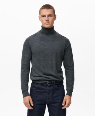 MANGO - Men's Wool Turtleneck Sweater