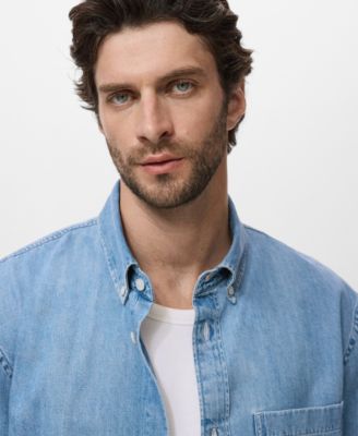 Men's Denim Pocket Overshirt