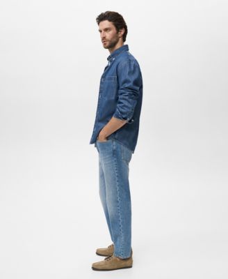 Men's Denim Pocket Overshirt