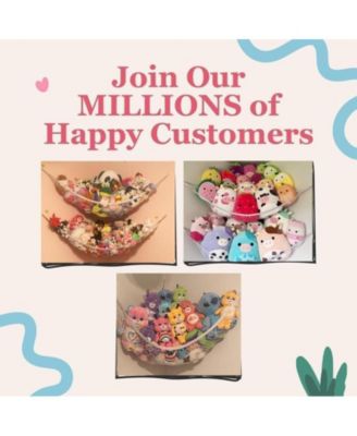 Toddler Stuffed Animal Net Hammock Large Corner Hanging Toy Storage Organizer 1 Pack