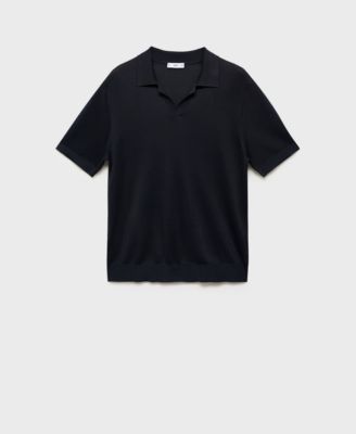 Men's Fine-Knit Cotton Polo Shirt