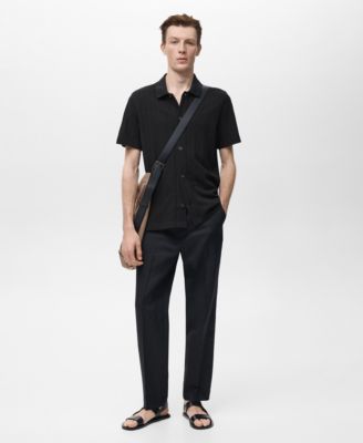 Men's Structured Knitted Shirt