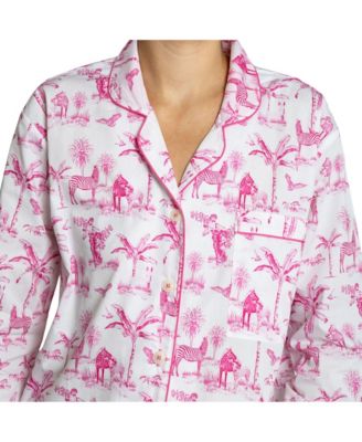 Women's Skydog Pink Toile Night Shirt