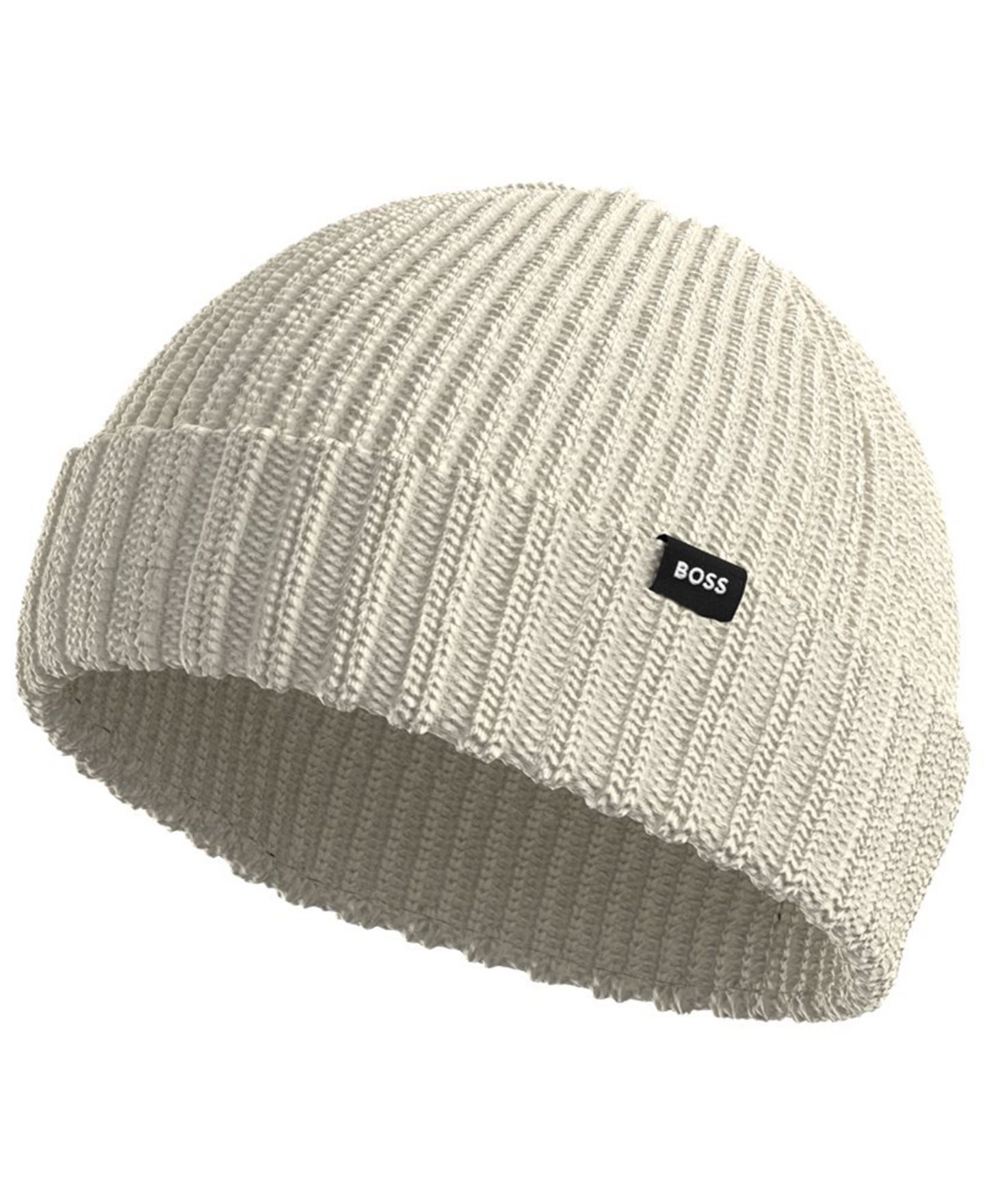 Мужской головной убор Hugo Boss Ribbed Hat, цвет: Бежевый — фото 3
