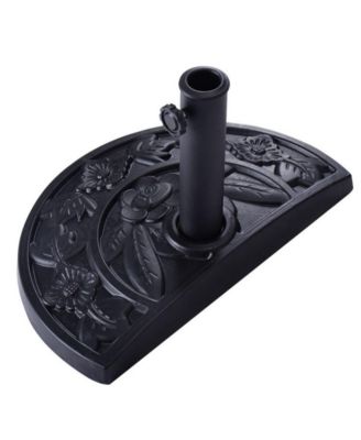 20 inch Outdoor Patio Half Round Umbrella Base