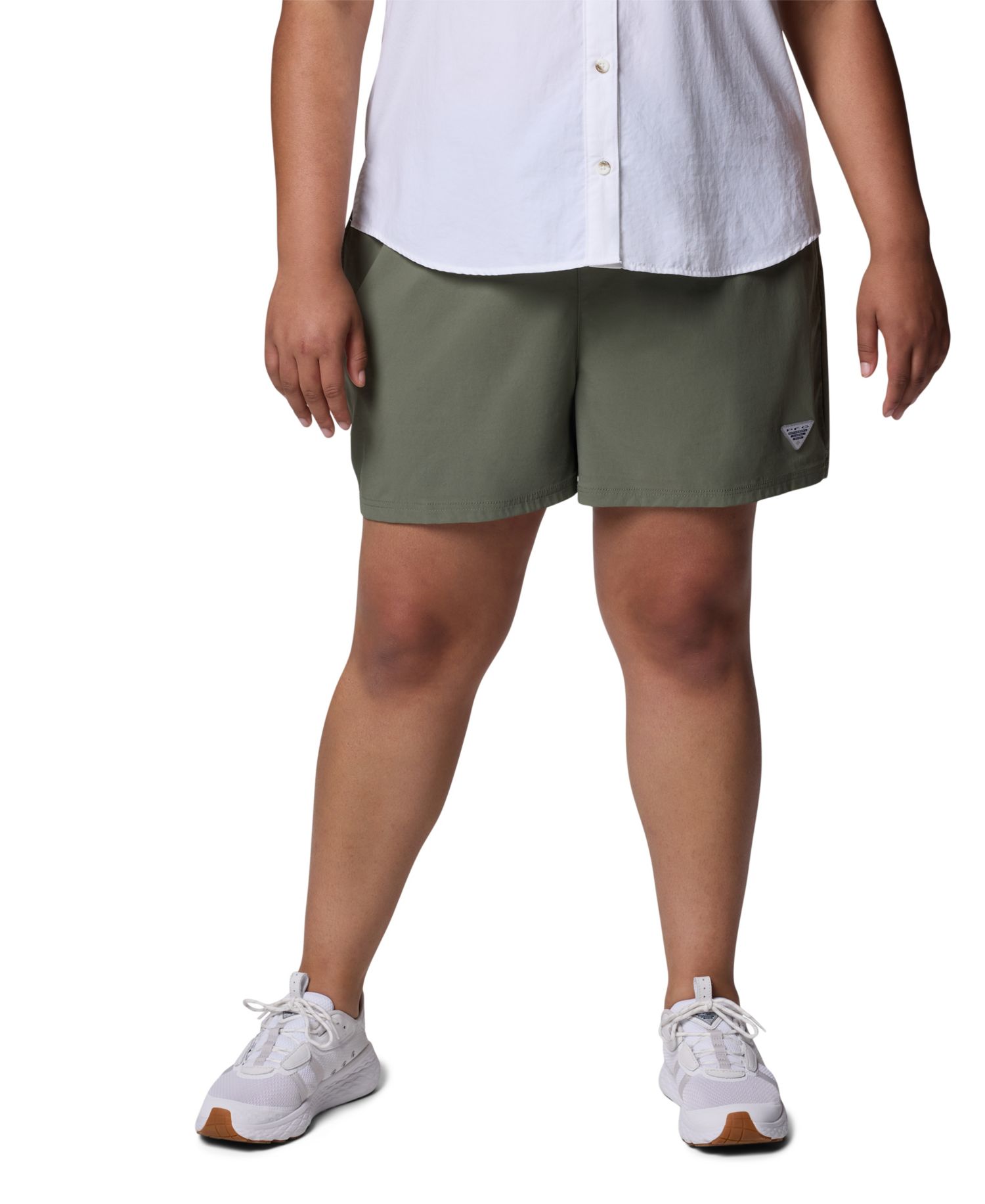Plus Size Rugged Water Comfort Stretch Shorts