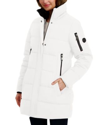 Women's Faux-Fur-Trim Hooded Puffer Coat
